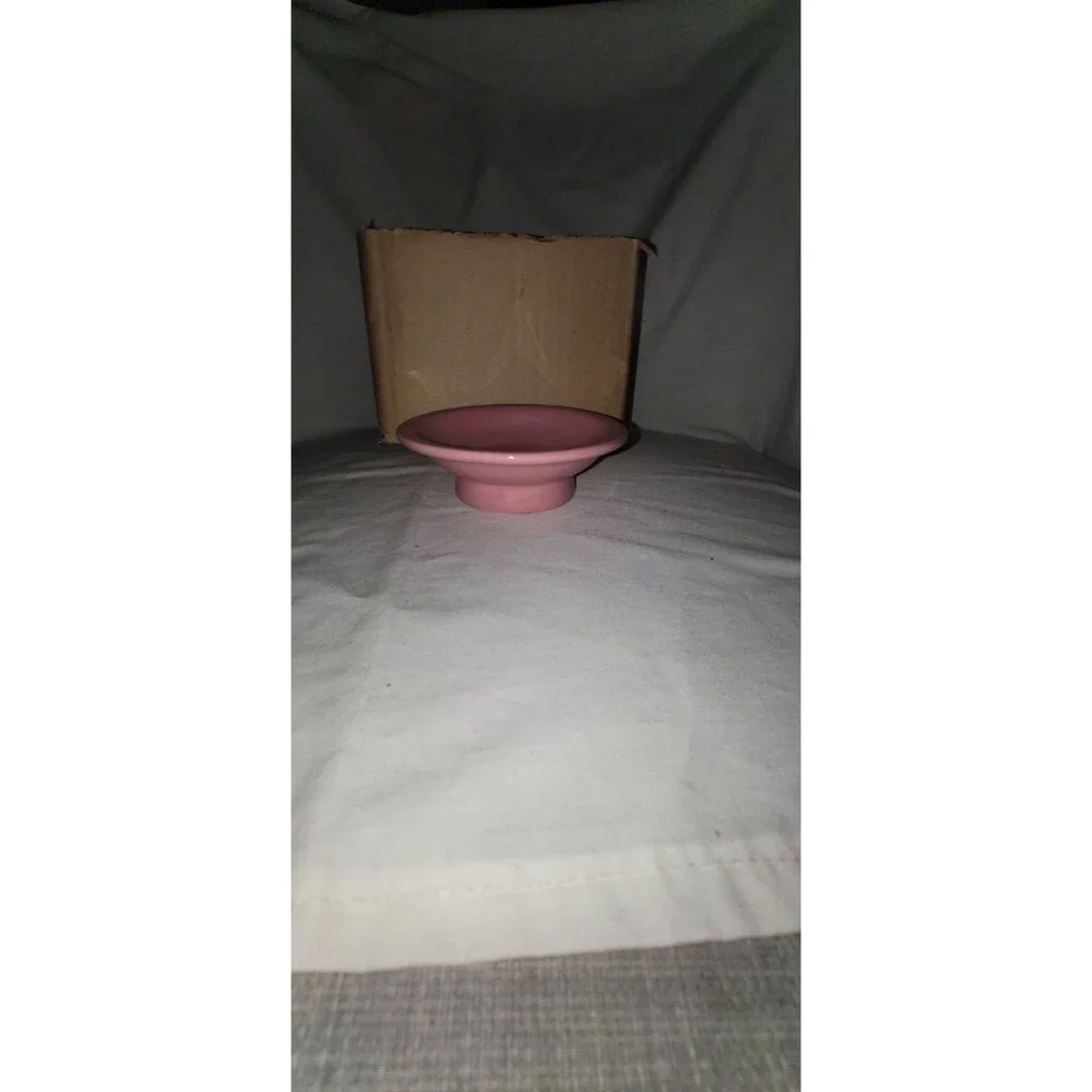 Crate & Barrel Pink Cupcake Pedestal Ramekin Bowls Set of 6 Girlie Summer Spring